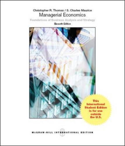 Imagen de archivo de Managerial Economics a la venta por ThriftBooks-Dallas