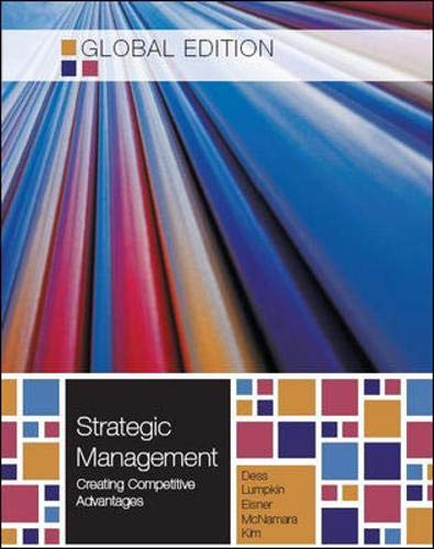 9781259071706: STRATEGIC MANAGEMENT: CREATIN COMPETITIVE ADVANTAGE, GE