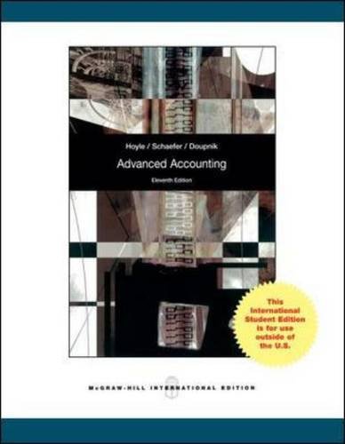 9781259071720: ADVANCED ACCOUNTING