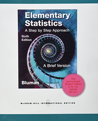 9781259071881: Elementary Statistics: A Step By Step Approach A Brief Version, With Cd & Formula Card, 6Th Edition
