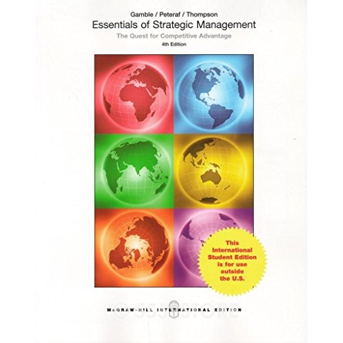 Stock image for Essentials of Strategic Management: The Quest for Competitive Advantage for sale by Phatpocket Limited