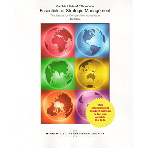 9781259094842: Essentials of Strategic Management (Int'l Ed)