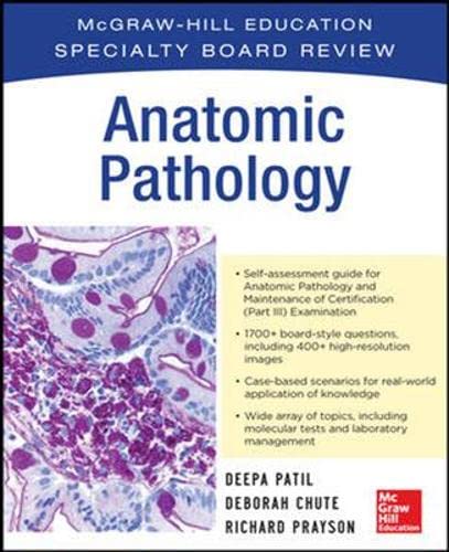 9781259095146: McGraw-Hill Specialty Board Review Anatomic Pathology (Int'l Ed)