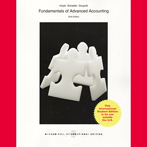 Stock image for Fundamentals of Advanced Accounting for sale by Irish Booksellers