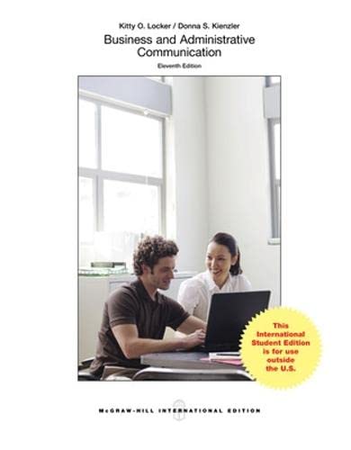 9781259095658: Business and Administrative Communication (COLLEGE IE OVERRUNS)