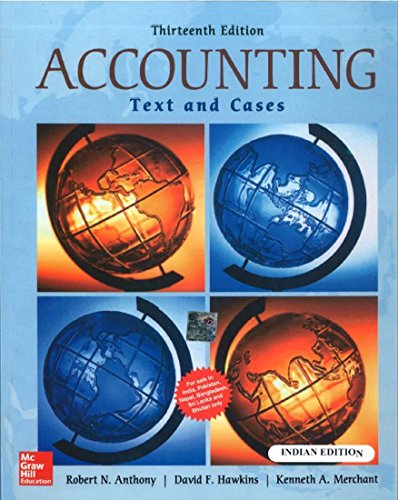 Imagen de archivo de Accounting: Texts and Cases a la venta por dsmbooks