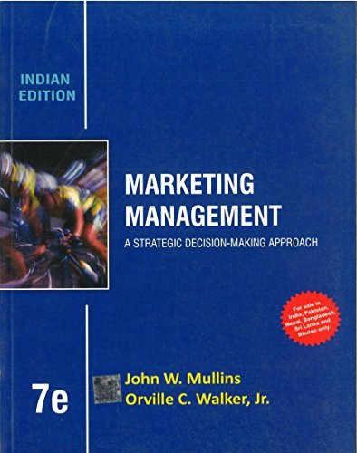 9781259097201: Marketing Management: A Strategic Decision-Making Approach 7Th Edition