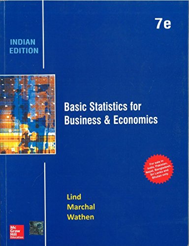 Basic Statistics for Business and Economics (Seventh Edition)