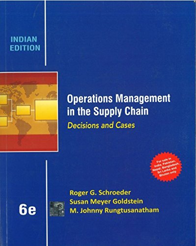 Beispielbild fr Operations Management in the Supply Chain 6e zum Verkauf von SecondSale