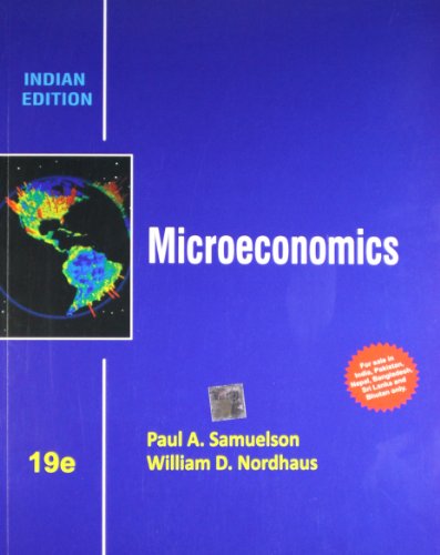 Imagen de archivo de Microeconomics 19Th Edition a la venta por SecondSale