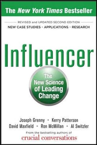 Stock image for Influencer : The New Science of Leading Change, 2nd Edition for sale by dsmbooks