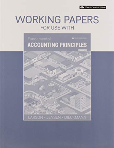 Beispielbild fr Working Papers t/a Fundamental Accounting Principles Volume 2 zum Verkauf von Better World Books