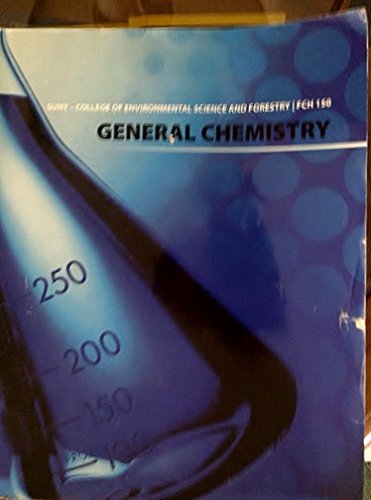 Imagen de archivo de SUNY - ESF FCH 150 General Chemistry a la venta por HPB-Red