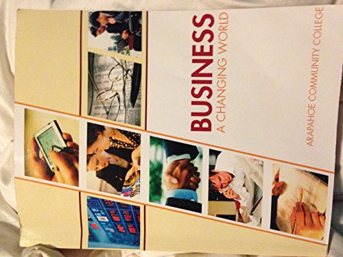 Imagen de archivo de Business a Changing World a la venta por HPB-Red