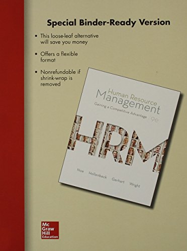 Stock image for Loose-Leaf for Human Resource Management for sale by Better World Books