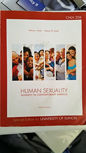 Imagen de archivo de Human Sexuality: Diversity in Contemporary America - University of Illinois Edition for CHLH 206 a la venta por HPB-Red