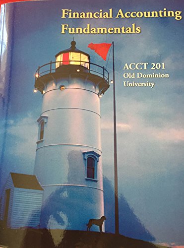 9781259123191: Financial Accounting Fundamentals 4th Edition (ACCT 201 Old Dominion University)