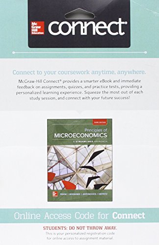 Beispielbild fr Connect Access Card for Principles of Microeconomics, A Streamlined Approach (NEW!!) zum Verkauf von BookHolders
