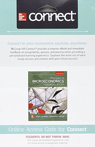 Stock image for Connect Access Card for Principles of Microeconomics, A Streamlined Approach (NEW!!) for sale by BookHolders