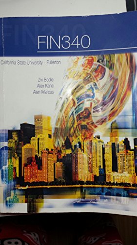 Beispielbild fr FIN 340 Essential of Investments 9th Edition CSUF zum Verkauf von ThriftBooks-Dallas