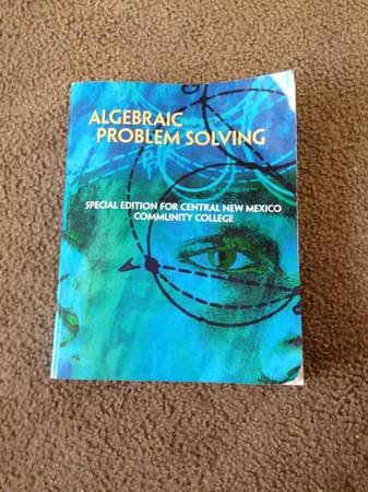 Beispielbild fr Algebraic Problem Solving Special Edition for Cnm zum Verkauf von Better World Books: West