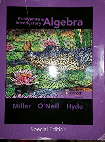 9781259127090: Prealgebra & Introdutory Algebra Special Edition