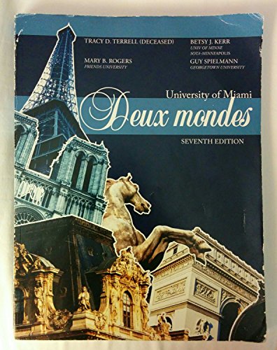Imagen de archivo de University of Miami: Deux Mondes, 7th Edition a la venta por Better World Books