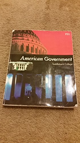 Beispielbild fr American Government zum Verkauf von Books From California