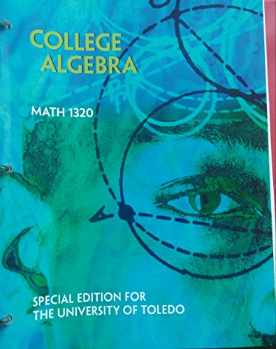 9781259130618: College Algebra, MATH 1320, University of Toledo