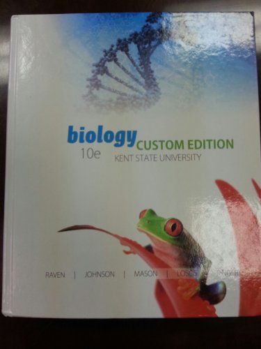 9781259138591: Biology (10th Edition) [Custom for Kent State University] by Raven (2014-08-02)