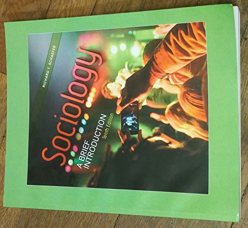 

Sociology a Brief Introduction 10th Edition