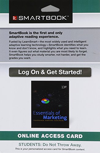 9781259145483: Essentials of Marketing (Smartbook)