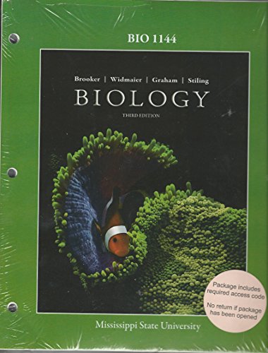 Imagen de archivo de Biology Custom 3rd Edition w/ Connect Plus for Mississippi State University BIO 1144 a la venta por Irish Booksellers