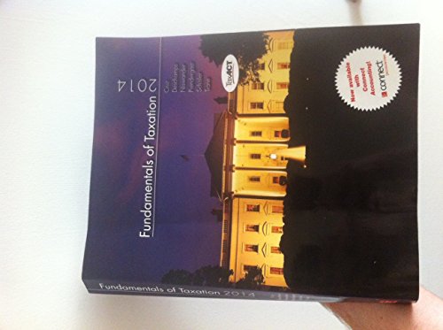 Beispielbild fr MP Fundamentals of Taxation 2014 Edition with Taxact Software CD-ROM zum Verkauf von AwesomeBooks