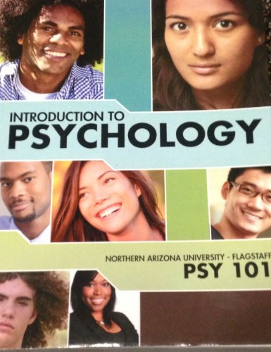 Imagen de archivo de Introduction to Psychology (Northern Arizona University-Flagstaff PSY 101) a la venta por SecondSale