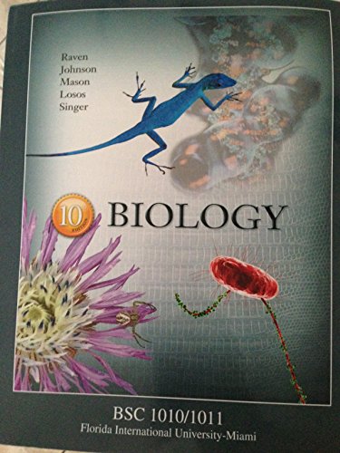 Imagen de archivo de Biology (BSC 1010/1011) Florida International University a la venta por ThriftBooks-Atlanta