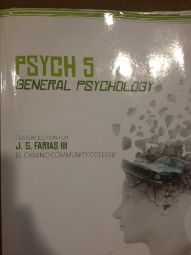 9781259174056: Psych 5 General Psychology