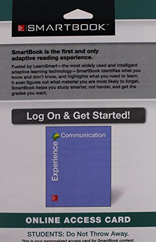 9781259181566: Smartbook Access Card for Experience Communication