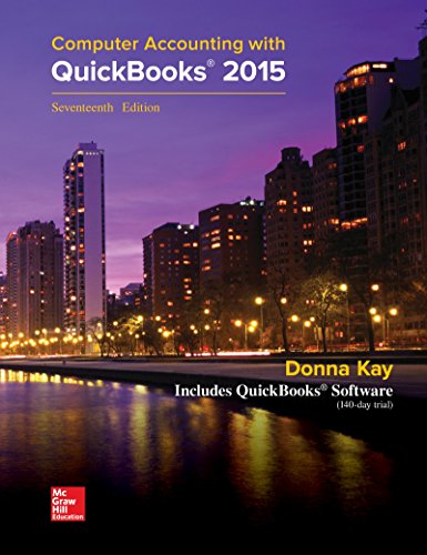 Beispielbild fr Computer Accounting with QuickBooks 2015 zum Verkauf von BooksRun