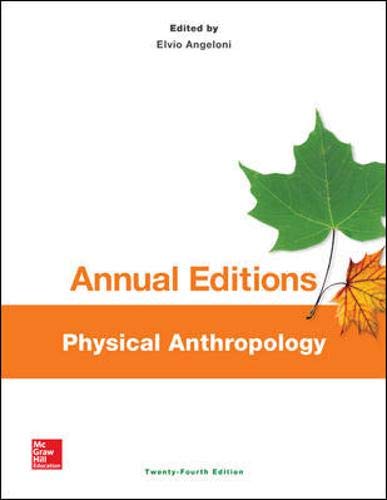 Imagen de archivo de Physical Anthropology a la venta por Better World Books