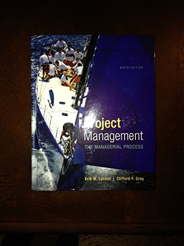 Imagen de archivo de Project Management: The Managerial Process with MS Project (The Mcgraw-hill Series Operations and Decision Sciences) a la venta por HPB-Red