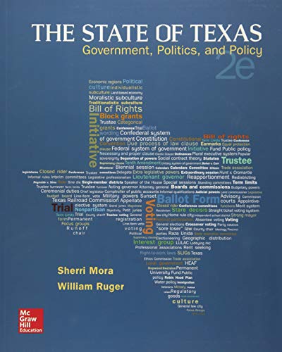 Imagen de archivo de The State of Texas : Government, Politics, and Policy a la venta por Better World Books