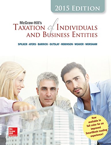 Beispielbild fr TaxACT CD-ROM for McGraw-Hill's Taxation of Individuals and Business Entities, 2015 Edition zum Verkauf von A Team Books