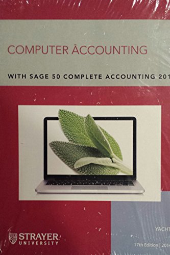 9781259191299: Computer Accounting With Sage 50 Complete Accounting 2013 (Custom Edition for Strayer University)