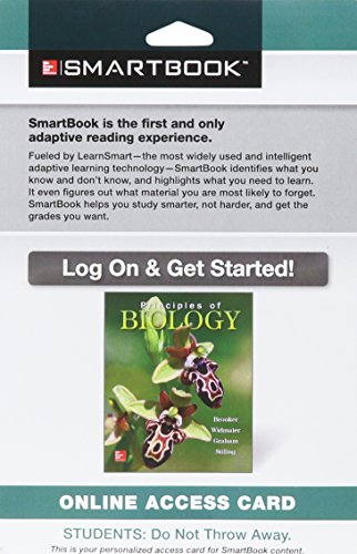 9781259198786: Smartbook Access Card for Principles of Biology