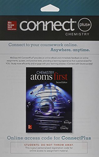 Imagen de archivo de Connect 1-Semester Access Card for Chemistry: Atoms First a la venta por One Planet Books