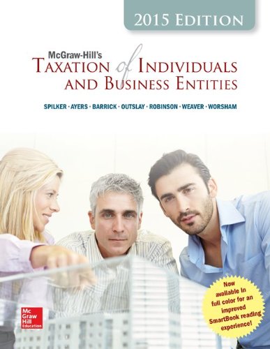 Beispielbild fr Loose-Leaf for McGraw-Hill's Taxation of Individuals and Business Entities, 2015 Edition zum Verkauf von SecondSale