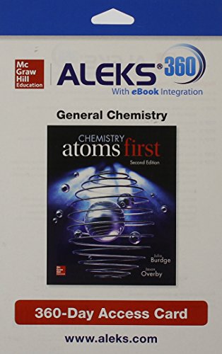 9781259207037: ALEKS 360 Access Card (2 Semester) for Chemistry: Atoms First