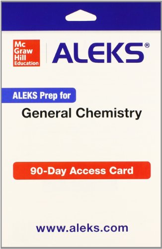 9781259207921: ALEKS Prep for General Chemistry Access Card 12 weeks