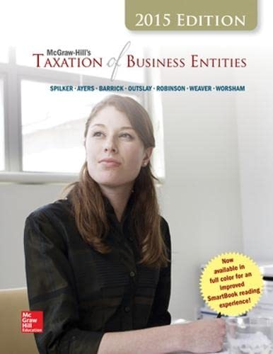 Beispielbild fr McGraw-Hill's Taxation of Business Entities, 2015 Edition zum Verkauf von Unique Books For You